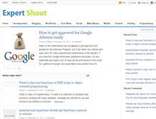 Tablet Screenshot of expertshout.com